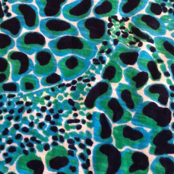Lilly Pulitzer Knit Cap Sleeve Giraffe Top - Picture 6 of 8